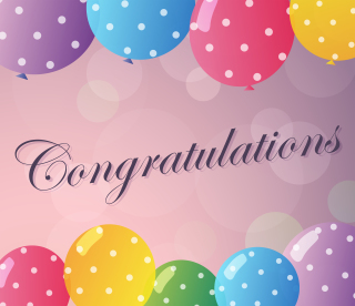 Balloon congratulations